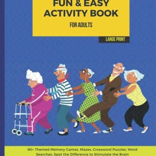 Stream =( Fun & Easy Activity Book for Adults - Play Alone Memory Games  Workbook for Seniors, Large pr by User 908448854