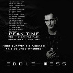 EDDIE MESS PATREON TECHNO SAMPLE PACK 2 (FREE FOR MY PRODUCER MEMBERS)
