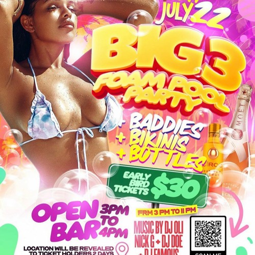 THE BIG 3 POOL PARTY TECHSETTA (TECHXII X DJ FAMOUS TRENDSETTA)