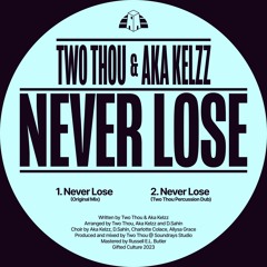 Two Thou & Aka Kelzz - Never Lose EP - OUT MAY 30TH 2023