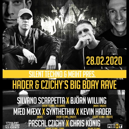 4MATIC aka Pascal Czichy @Silent Techno - Hader&Czichys Bday Rave ,28.02.20 MBIA Berlin