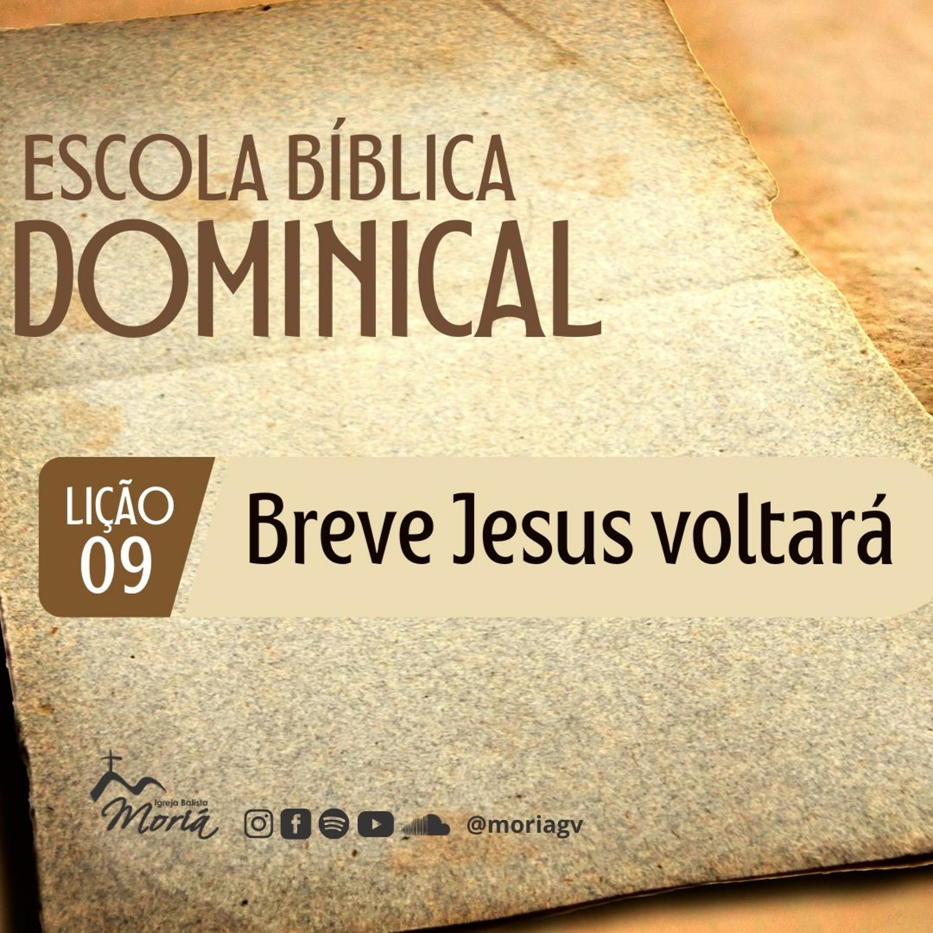Breve Jesus Voltará - Pr. Harley Apolônio - Escola Bíblica Dominical [17.09.2023] episode artwork