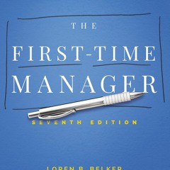Ebook Dowload The First - Time Manager For Free