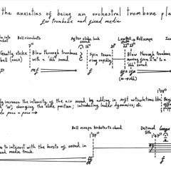 on the anxieties of being an orchestral trombone player (2023)