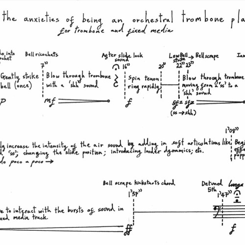 on the anxieties of being an orchestral trombone player (2023)