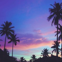 Purple Dream On The Beach