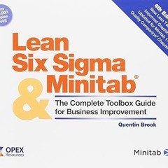 (Download PDF/Epub) Lean Six Sigma and Minitab (4th Edition): The Complete Toolbox Guide for Bu
