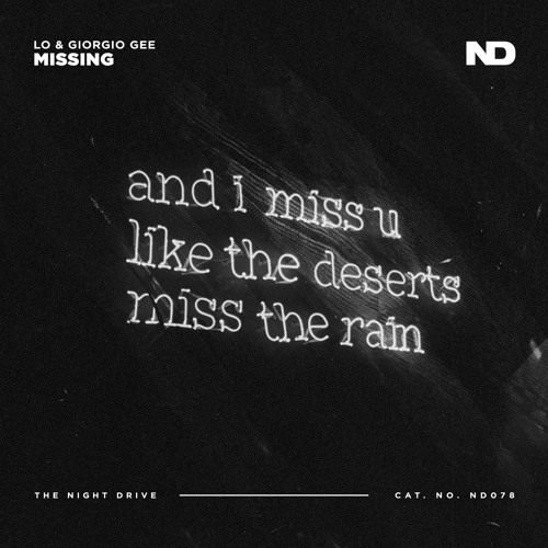 LO & Giorgio Gee - Missing