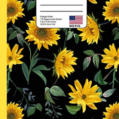 DOWNLOAD EPUB 💖 Composition Notebook College Ruled: Sunflower Back to School Composi