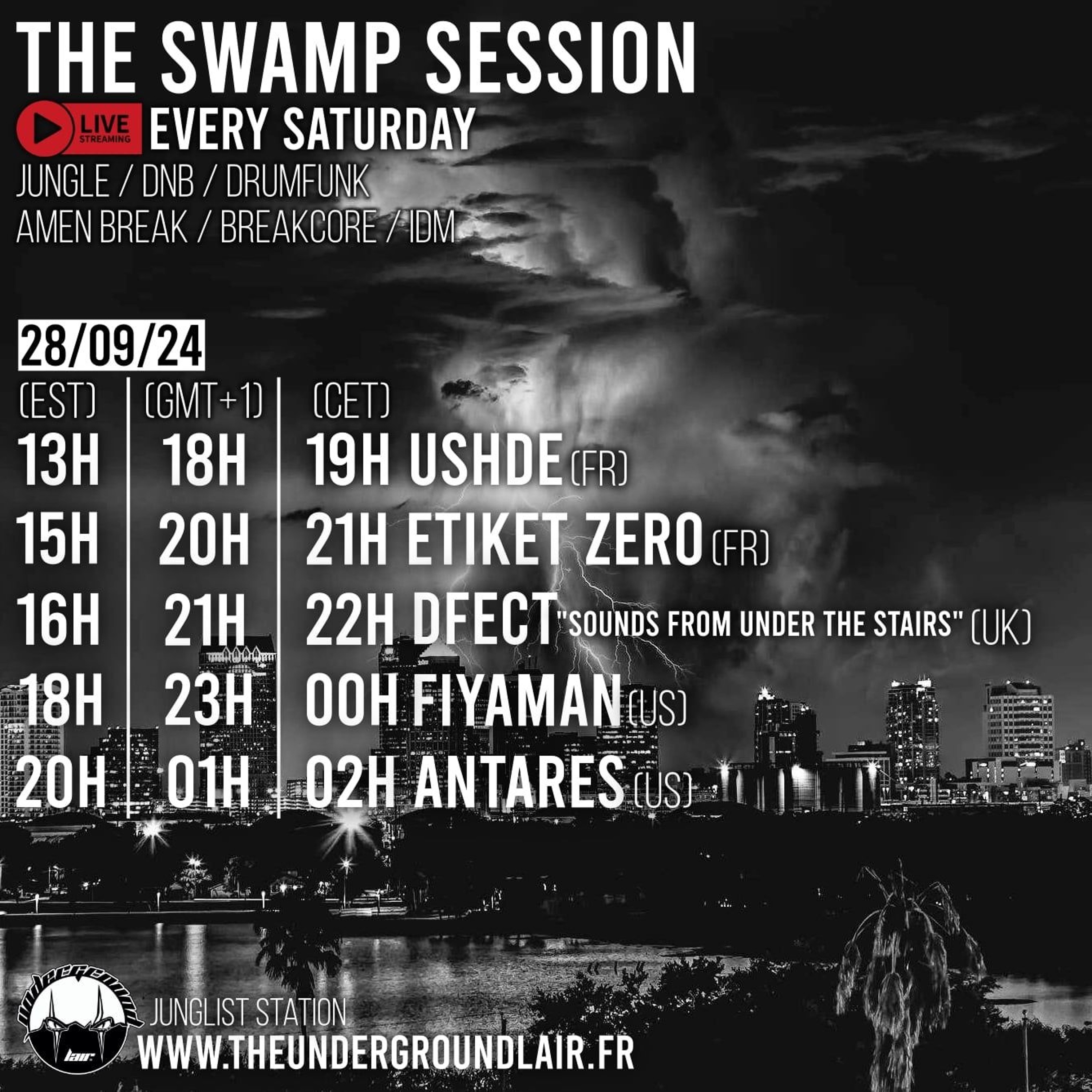 Antares LIVE On The Underground Lair - The Swamp Session - 28.09.2024 episode artwork
