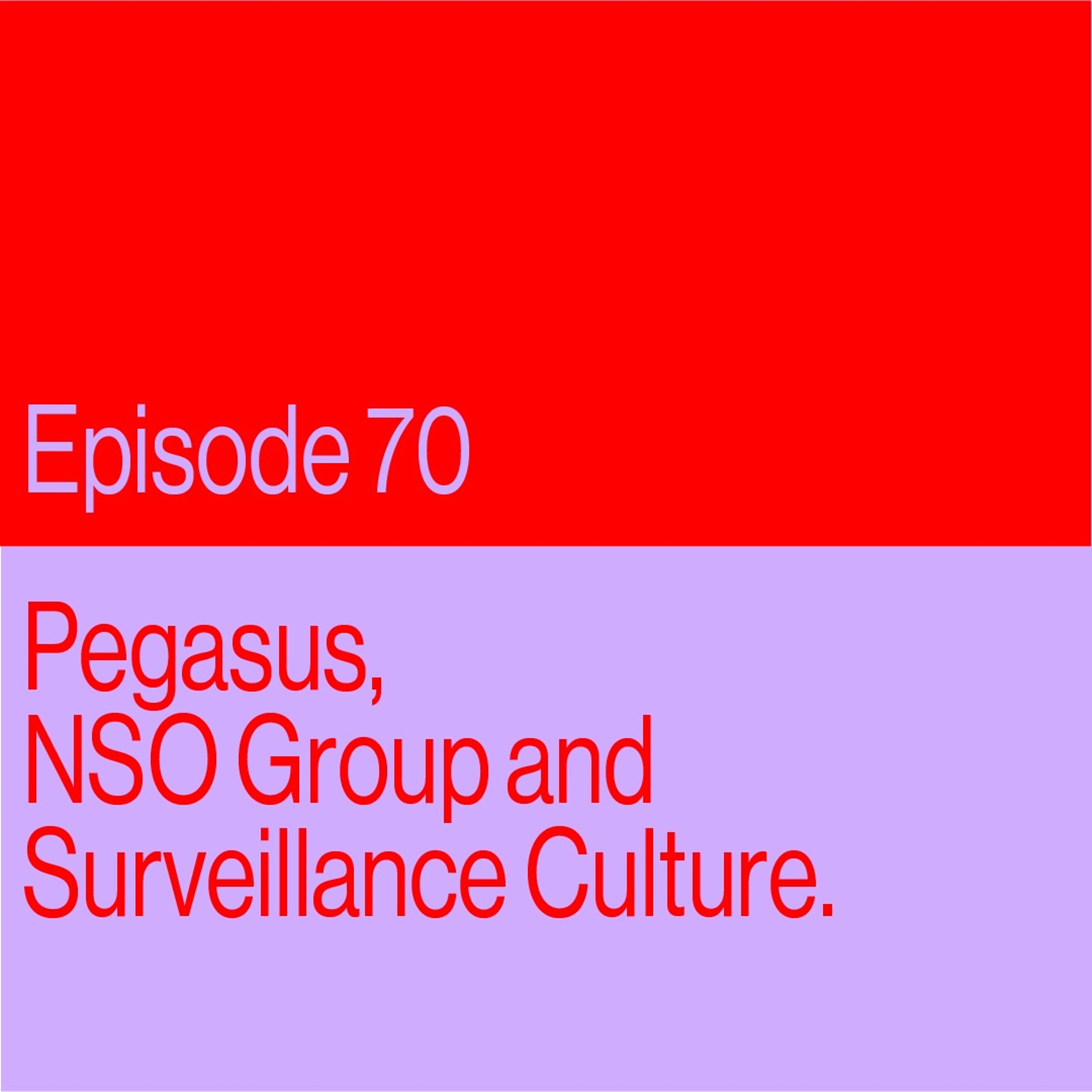 Episode 70: Pegasus, NSO Group, and Surveillance Culture