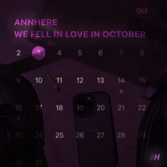 ann here - we fell in love in october