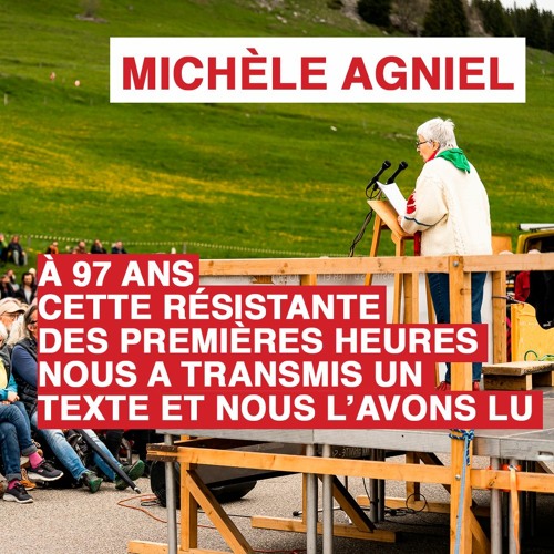 Michèle Agniel nous a écris la résistance des premières heures.