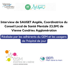 Interview Angèle SAUGET, Coordinatrice du Conseil Local de Santé Mentale (CLSM)
