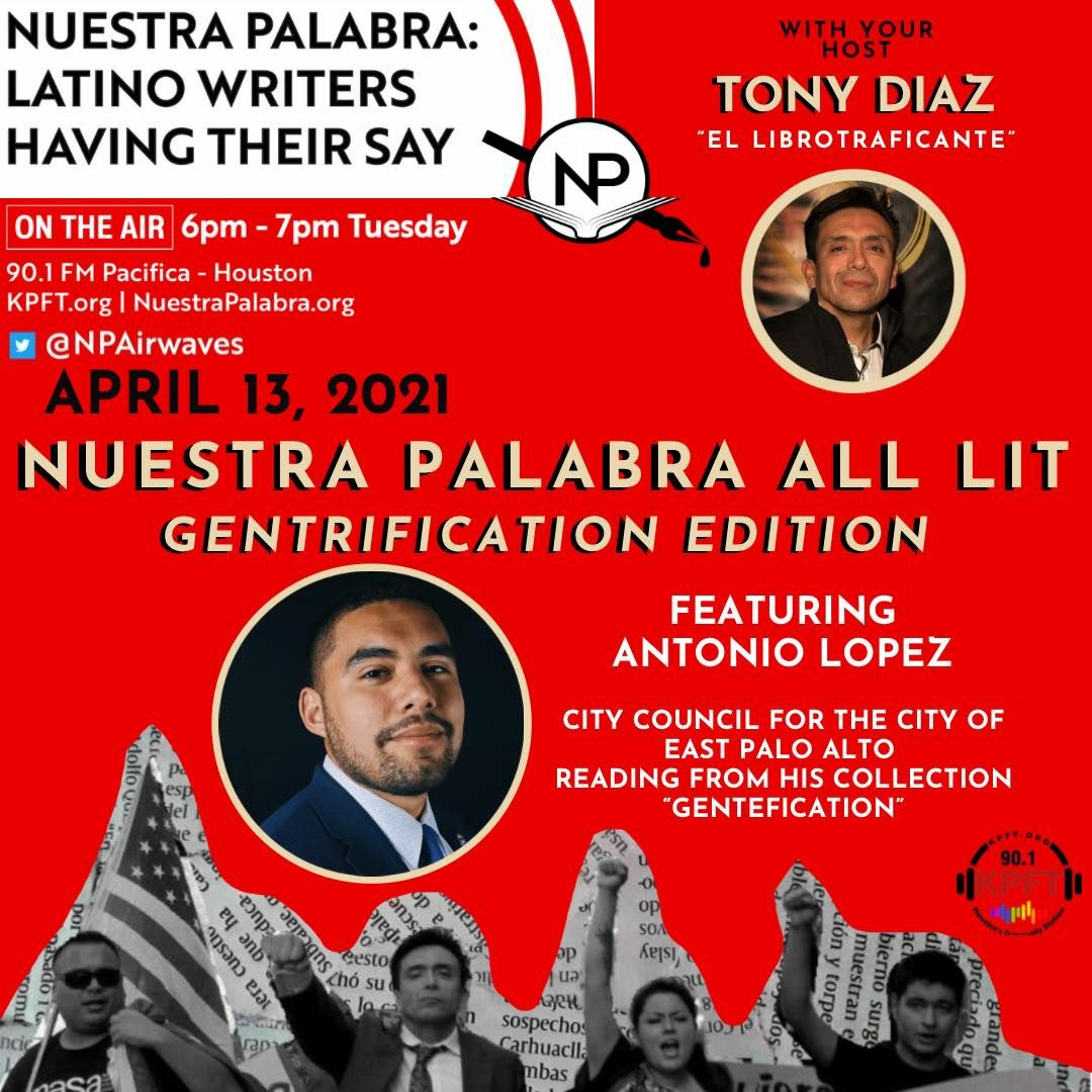 Nuestra Palabra: Latino Writers Have Their Say w/ Tony Diaz