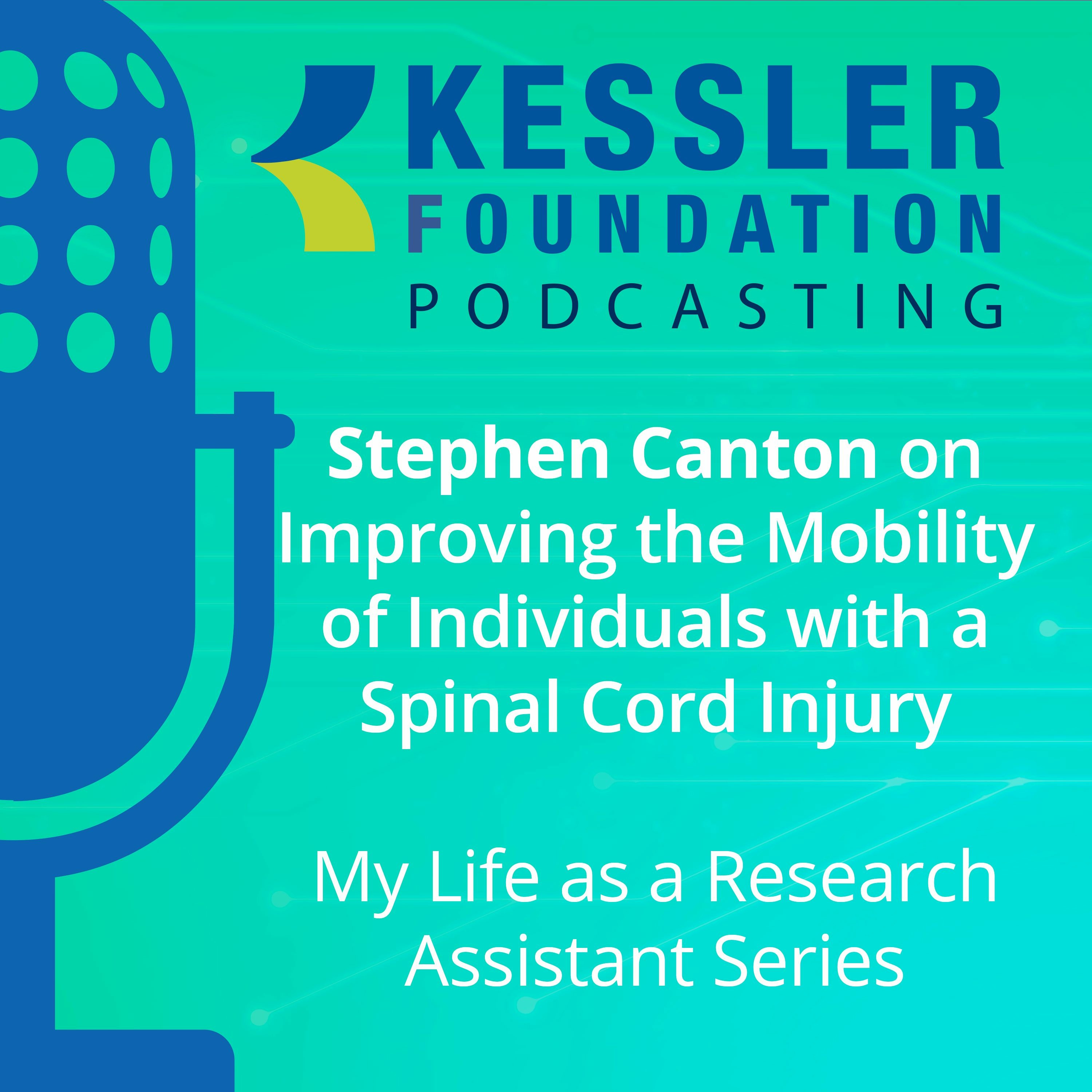 Stephen Canton on improving the mobility of individuals with a spinal cord injury