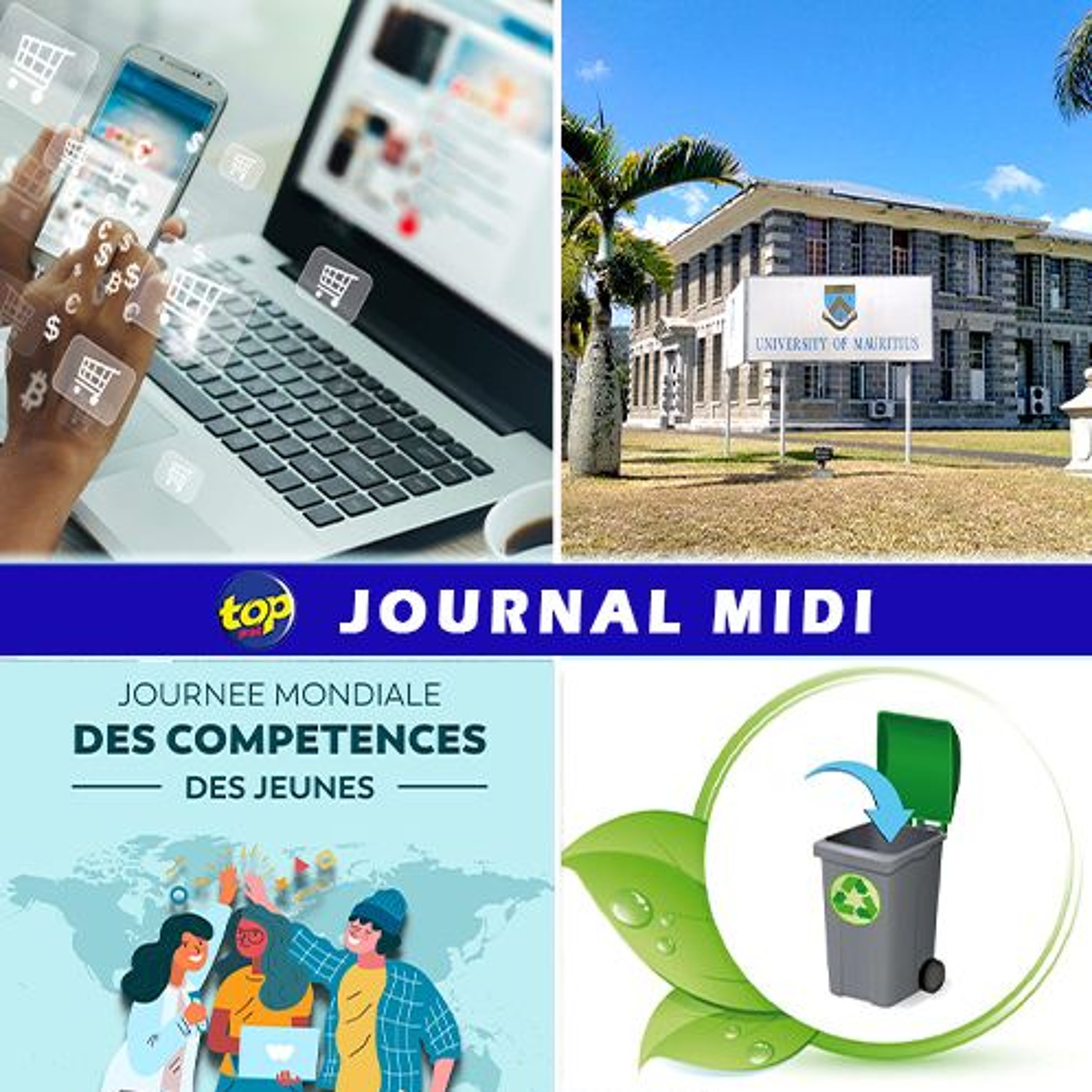 Le journal de midi de ce lundi 15 juillet 2024