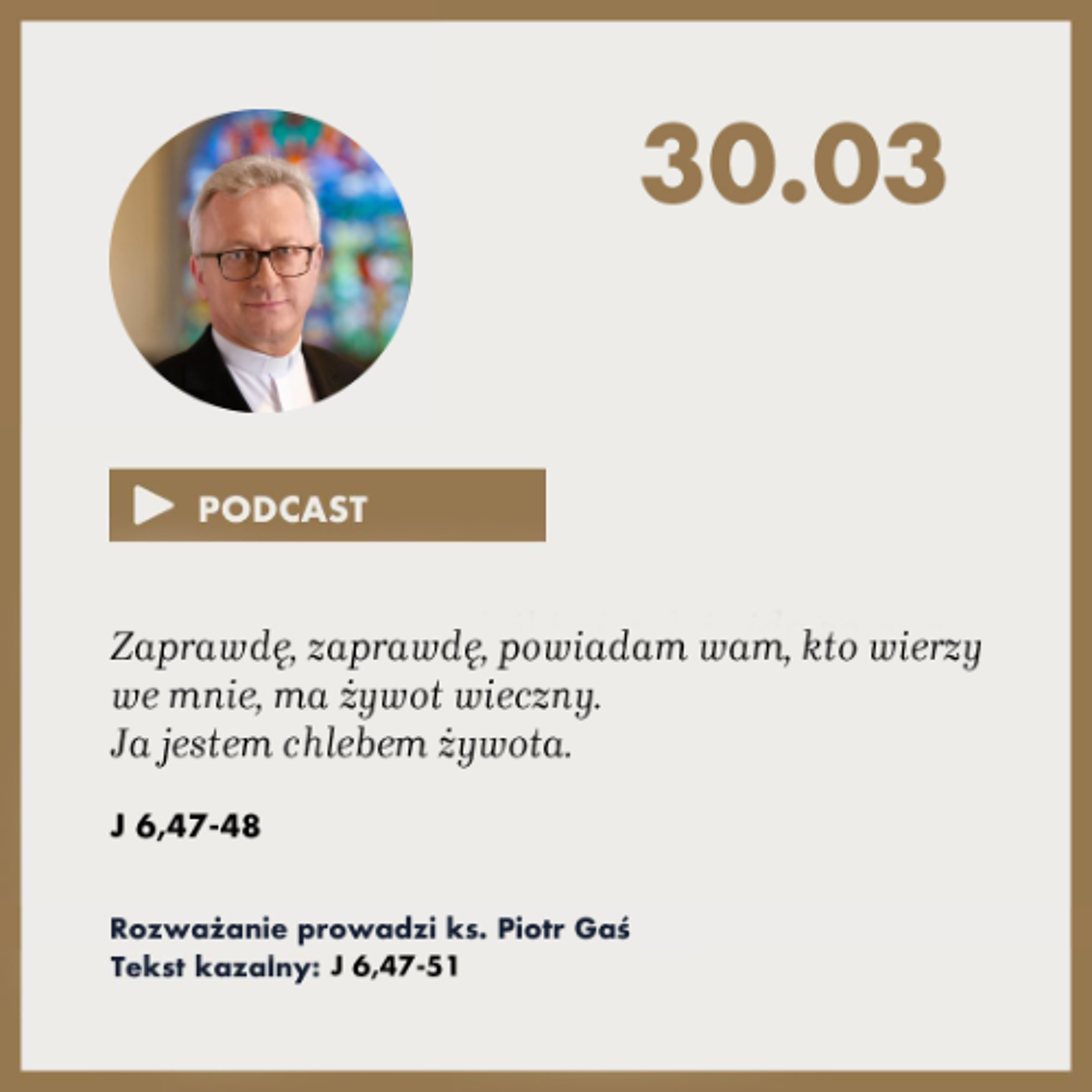 Rzoważanie z nabożeństwa z 30 marca 2025 episode artwork