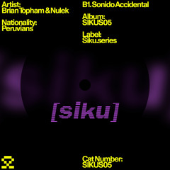 PREMIERE: B1. Brian Topham & Nulek - Sonido Accidental (SIKUS05)