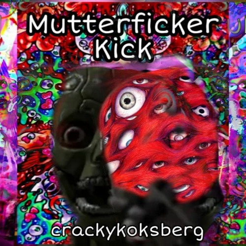 Unstrukturierter Lärm mit metallischen Mutterficker-Kicks