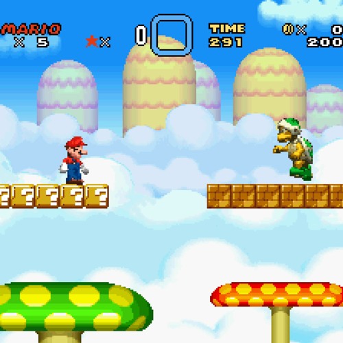 Play SNES Sonic in Super Mario World Online in your browser 