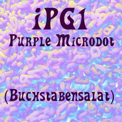 IPG1 - Purple Microdot (Buchstabensalat)