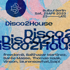 Disco2House - Bapi live @Bulbul Berlin