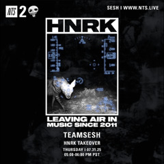 TeamSesh NTS 31st July 2025: hnrk Takeover