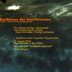 1. Konferenz Der Interferenzen Caputh (live) - I