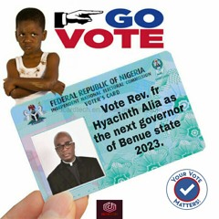 I WILL VOTE FATHER ALIA