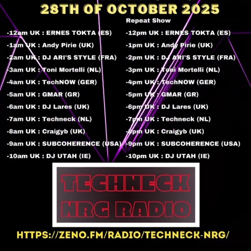 TECHNECK NRG RADIO 28/10/25