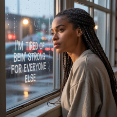 I’m tired of bein' strong for everyone else