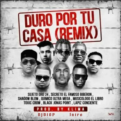 Sujeto❌ Musicologo❌ Lapiz - Duro Por Tu Casa (Remix) - DJ Dio P - Dembow Intro 123BPM