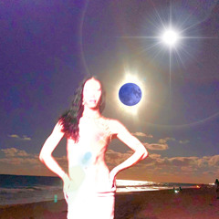 loba en LUNA de cazador