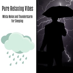 (Loopable) Distant Thunderstorm from the Car, White Noise