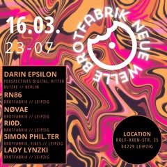 Brotfabrik Neue Welle 16.03.24 - simon phil.ter b2b nøvae