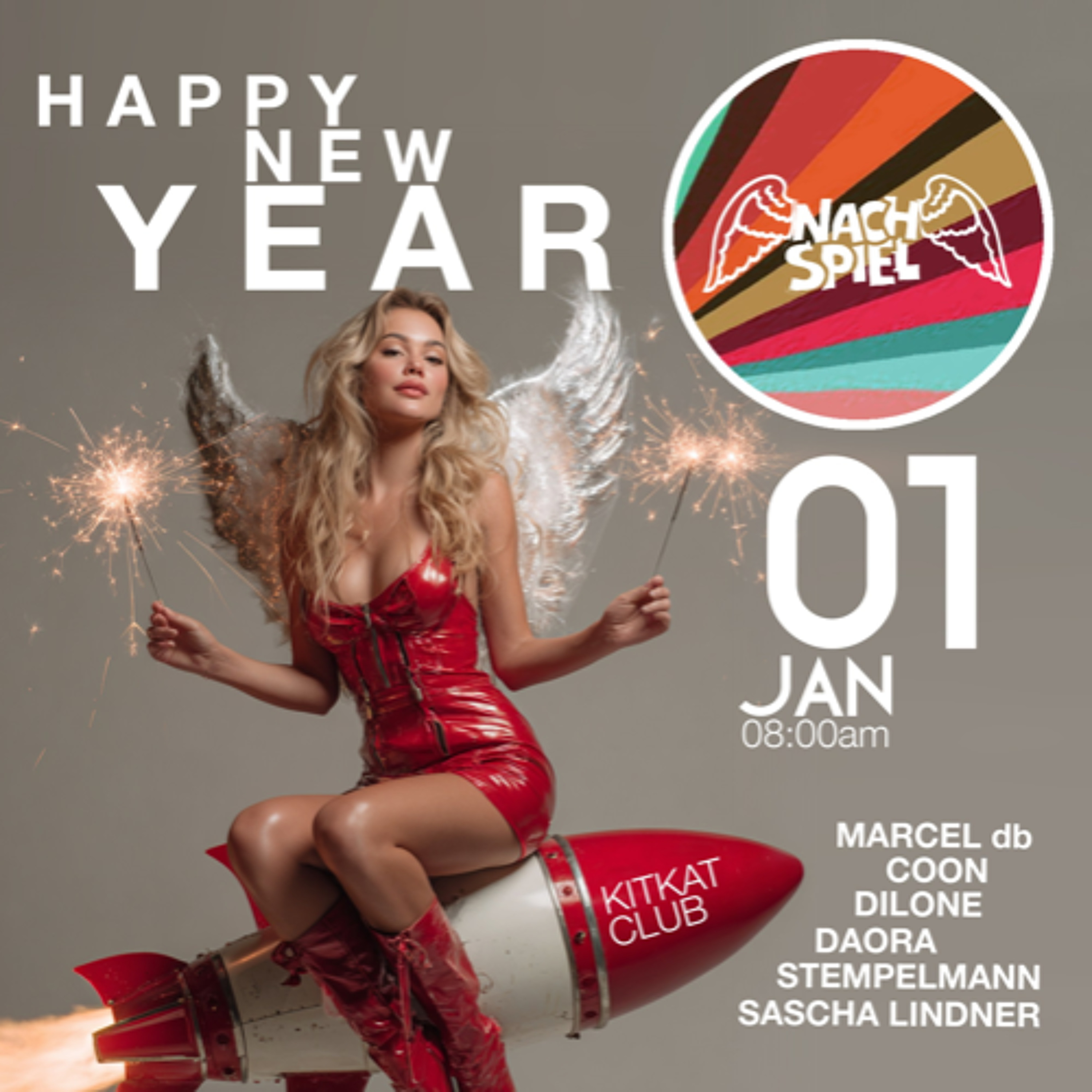 2026-01-01 NEW YEAR NACHSPIEL (Kitkat Club) Marcel db , Coon , Dilone , Daora , Stempelmann , Sascha Lindner episode artwork