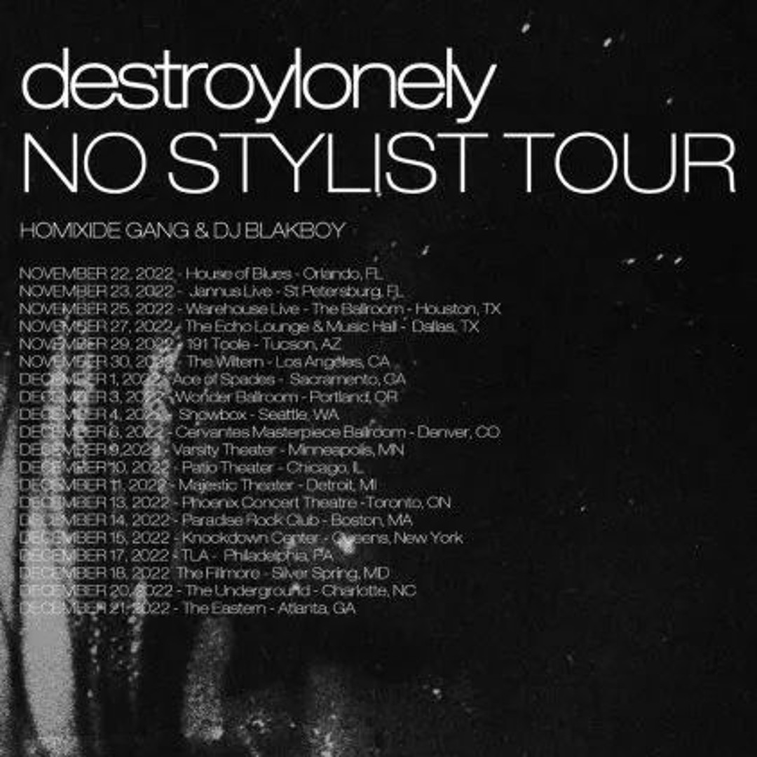 額縁付き】 NO STYLIST Destroy Lonely A2ポスター（DESTROY