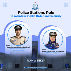 ROP police Stations Role to maintain public order and Security