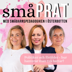 Småprat avsnitt 18: Politiker och förälder - hur hanterar man två hattar?
