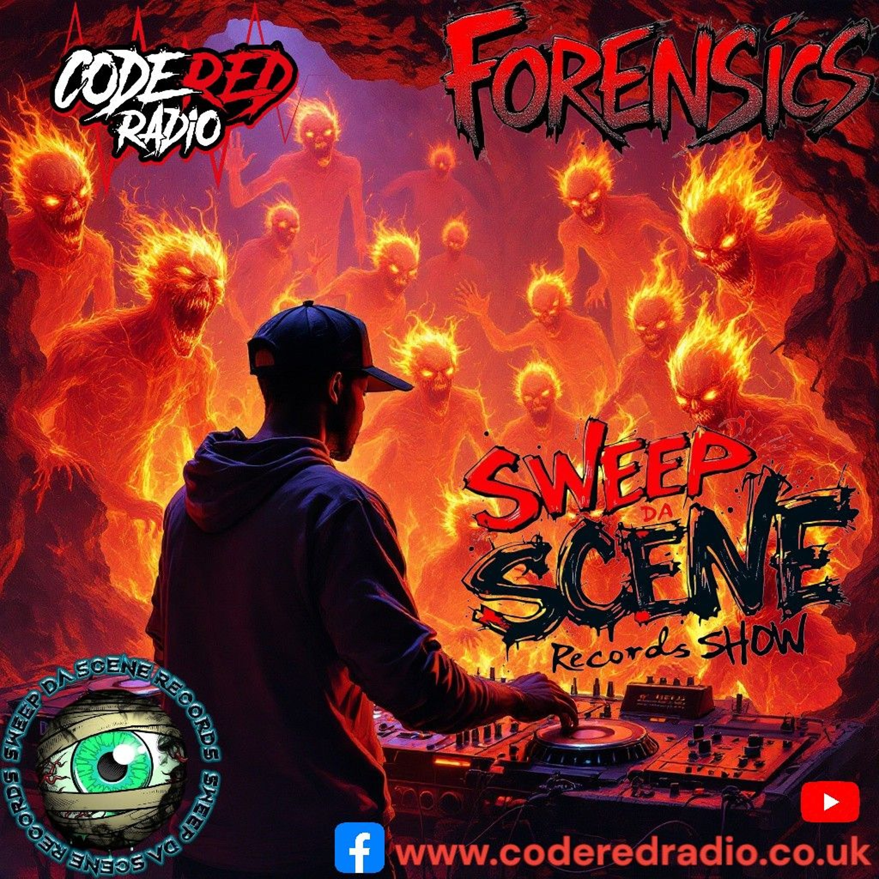 DJ Forensics live @CodeRedRadio Friday May 9th 2025 "Sweep Da Scene Records Show" artwork