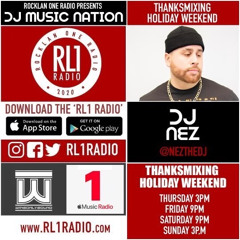 RL1 Radio Thanksgiving All Weekend Mix- Hip Hop Mix