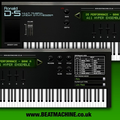 Stream Roland D5 VST Instrument by Beat Machine VST Instruments | Listen  online for free on SoundCloud