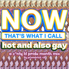 now that’s what I call hot and gay: a c*nty lil pride month mix by promwitch