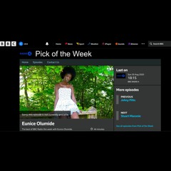 Eunice olumide on Pick Of The Week BBC Radio 4