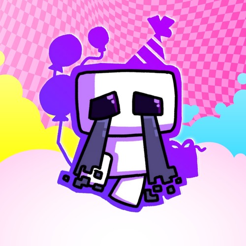 purple guy drives to the store to buy milk