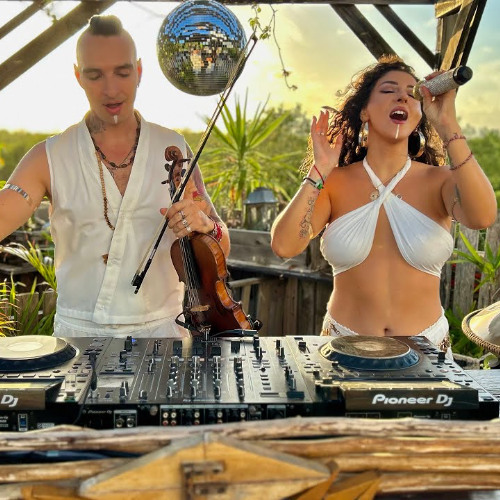 DARION & JADE | live DJ set | Violin | Vocals | Handpan | By @EPHIMERATulum