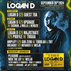 DNB COLLECTIVE PRESENTS : 25 YRS OF LOGAN D - GRIZZLA B2B CEL