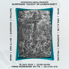 Gwil & J-DE - Live at Interworld Calico Launch Party, 18 July 2025