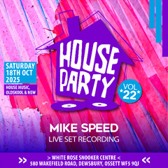 Mike Speed | VVLHP | House Party | White Rose Snooker Centre | Ossett | 181025 | 2100-2200 | LIVE